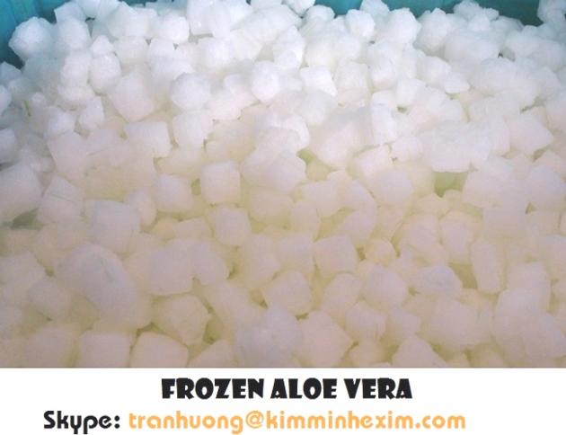 FROZEN ALOE VERA PULP DICE/CHUNK