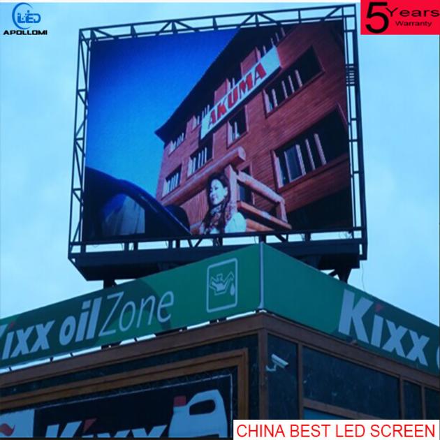 Outdoor Waterproof Full Color Fixed P10