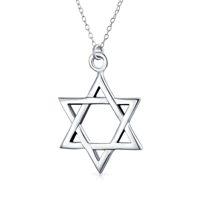 Sterling Silver Star Of David Pendant