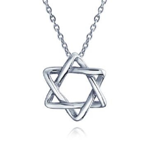 Sterling Silver Star Of David Pendant