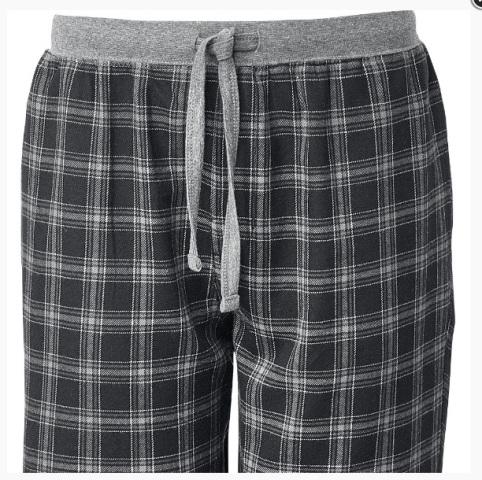 Mens Plaid flannel pajamas