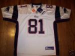 NFL jersey New England #81RANDY MOSS White Jersey