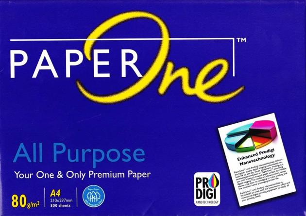 PaperOne Photocopy Printing A4 Copy Paper One 80gsm 75gsm 70gsm A4 Office Copier Paper