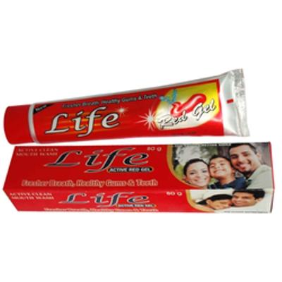 Red Gel Toothpaste