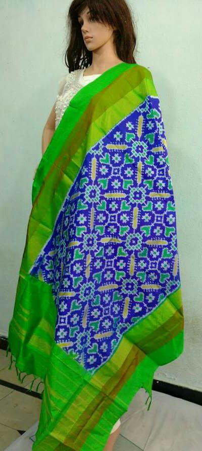 Handloom Ikkat fabrics 