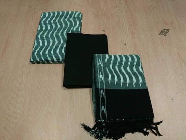 Handloom Ikkat Dress Material