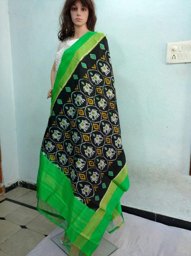 Handloom Ikkat Dupatas