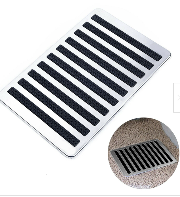 Car Floor Mat Foot Heel Plate Cover Carpet Pedal Car Mat Pedal