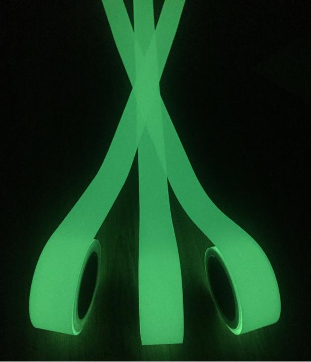 PL vinyl glow in the dark vinyl yellow-green brightness