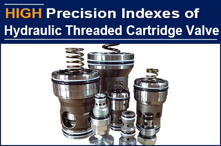 With 3 high standards on Hydraulic thread cartridge valve, an American customer resolutely transferr