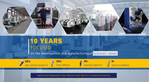 The gap error between AAK hydraulic cartridge valve and valve block was reduced to 2 μ M-3 μ m, and 