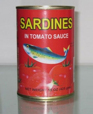 canned sardines in tomato Sauce 115g