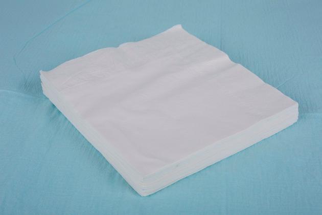 White paper napkins 