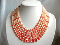 FW Pearl & Red Coral Necklace
