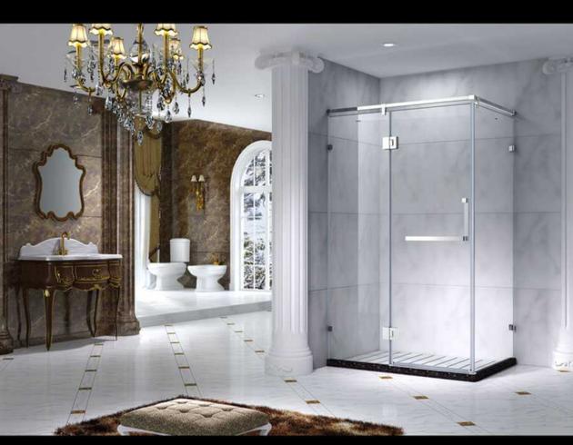 Luxury Style Framed Prime Quadrant Shower Enclosure With Sliding Door, AB 1231