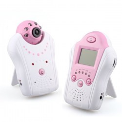 Wireless Baby Monitor - 1.5-inch TFT Screen, High Sensitivity, Infra-red LED Lights, Video Monitor W