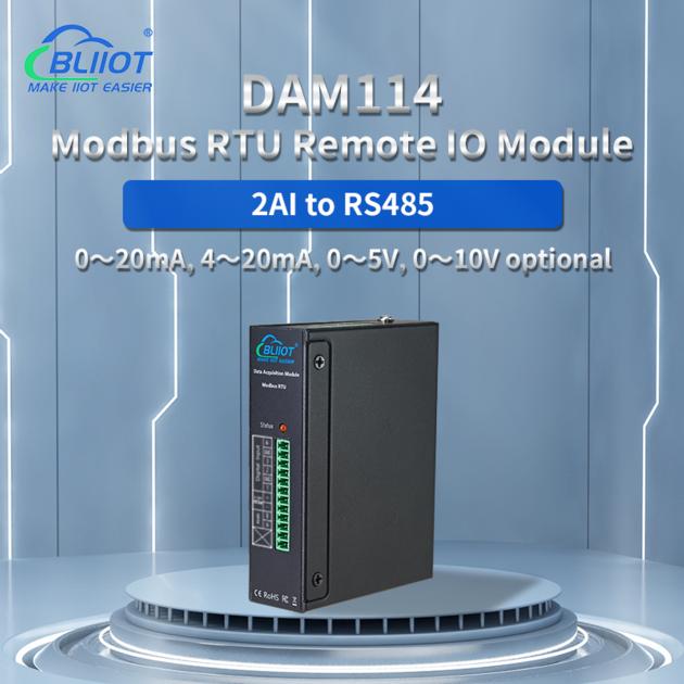  BLIIOT Analog DataAcquisition Module 4AIN 1RS485 DAM114