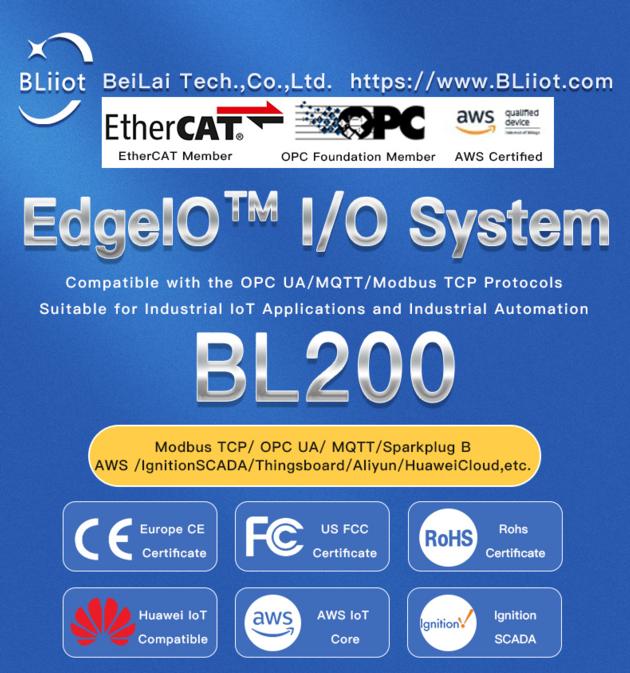 BLIIOT Distributed System Modbus TCP Coupler