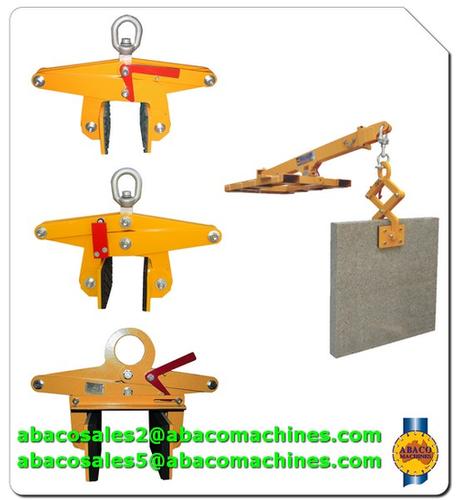 MARBLE GRANITE STONE SLAB Scissor Clamp LIFTER LIFTING handling EQUIPMENT - ABACO -