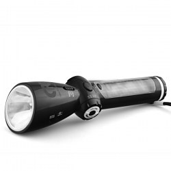 Solar Charger, LED Torch, Hand-power Generator, AM/FM Radio, Alarm, Built-in Speaker