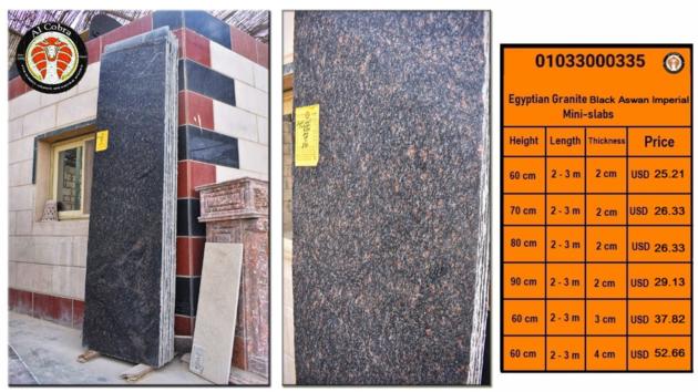 Egyptian Granite Black Aswan Imperial