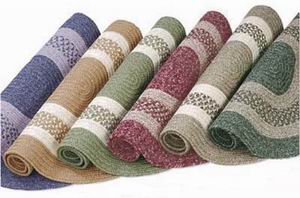 braided house rug