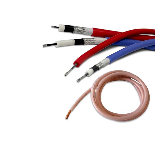 High-voltage silicone cables
