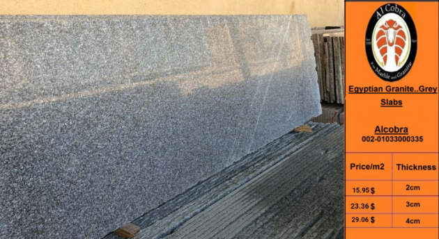 Granite Grey slabs