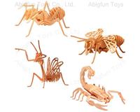 wood craft model insect kits