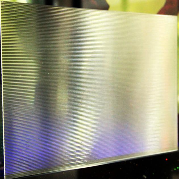Clear Linear Prismatic Panel