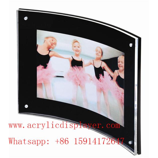 Curved Acrylic Sign Holder