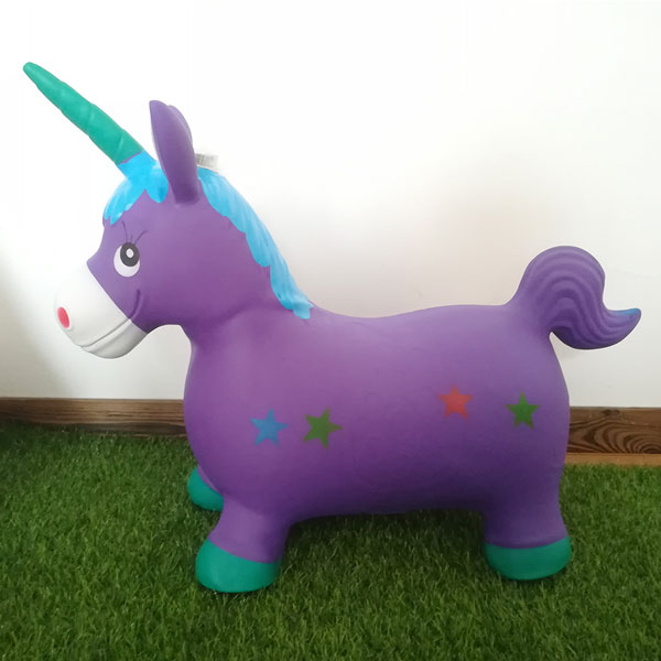 Purple Unicorn Hopper Horse Hopper Bouncy