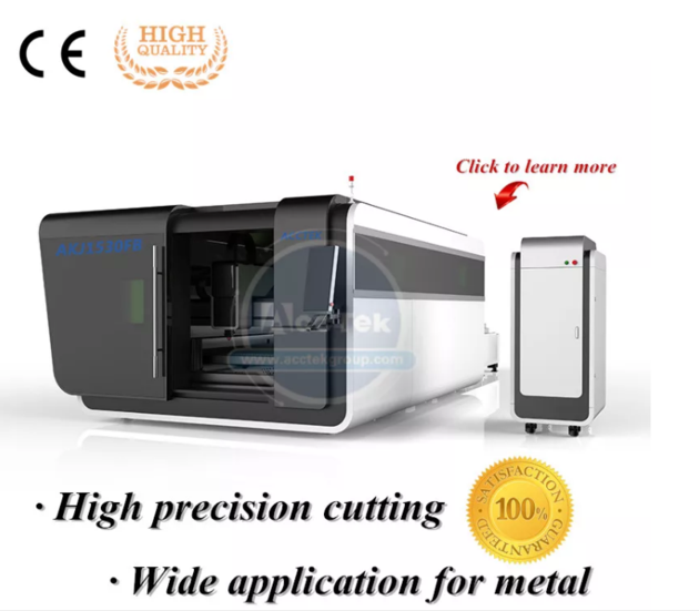 Metal Cutting Machine1000w Full Enclosed 1300 2500mm