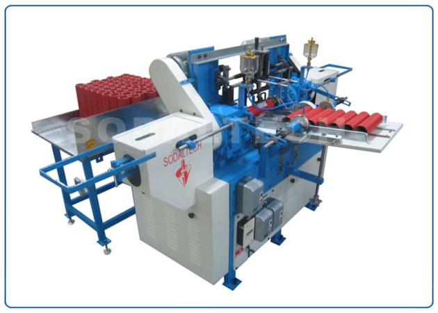 Paper Tube Nosing and Base Polishing Machine