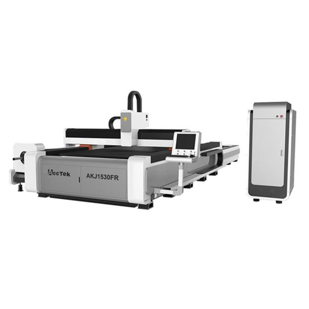 Fiber laser cutting machine with rotary axis-AKJ1530FR