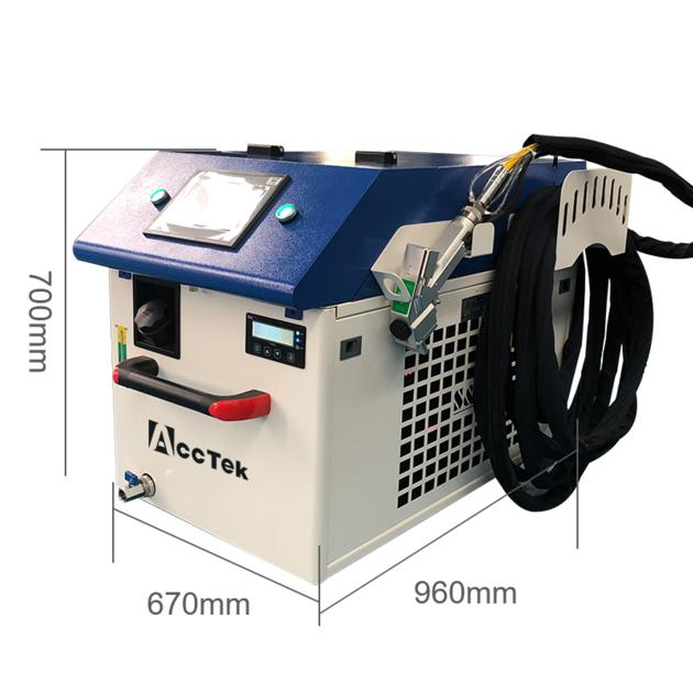 Handheld laser rust removal machine