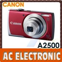 Canon PowerShot A2500 Digital Camera (Black)