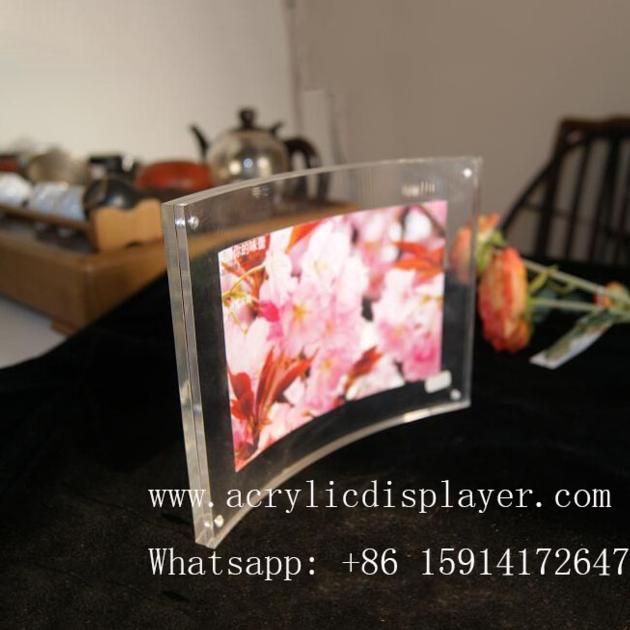 Curved Acrylic Sign Holder