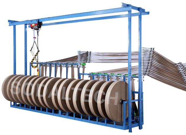 Reel loading hoist