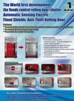 Auto-Sensing Rolling Door for Anti-Flood and Anti-Theft Protection