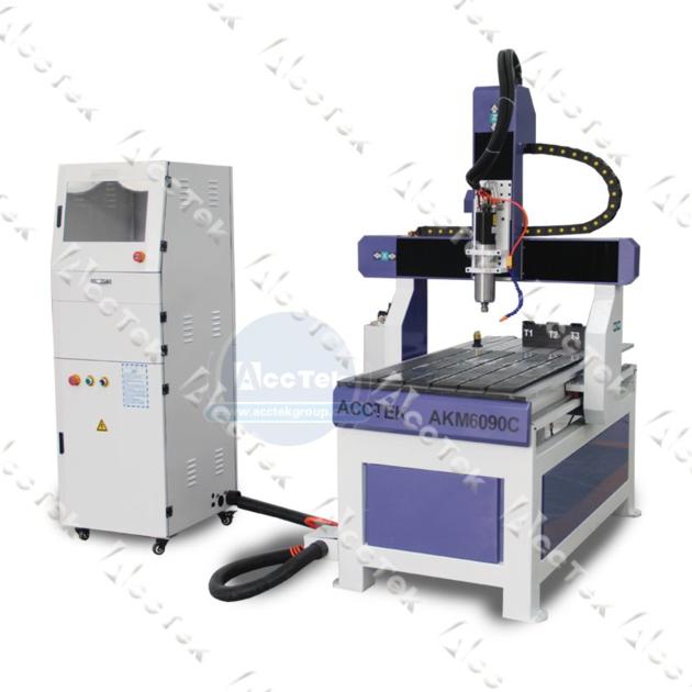 Cnc router 4 pcs tools 3d wood carving machine