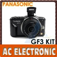 Panasonic Lumix DMC-GF3 Camera with 14mm Lens Kit- Black
