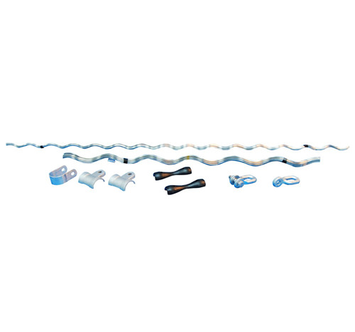 Helical Preformed Suspension Clamp Overhead Line For ADSS