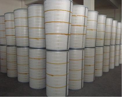 Industrial filter media for gas turbine filters 