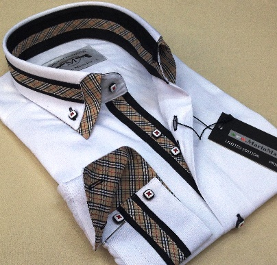Double collar men's shirts (production for your label)