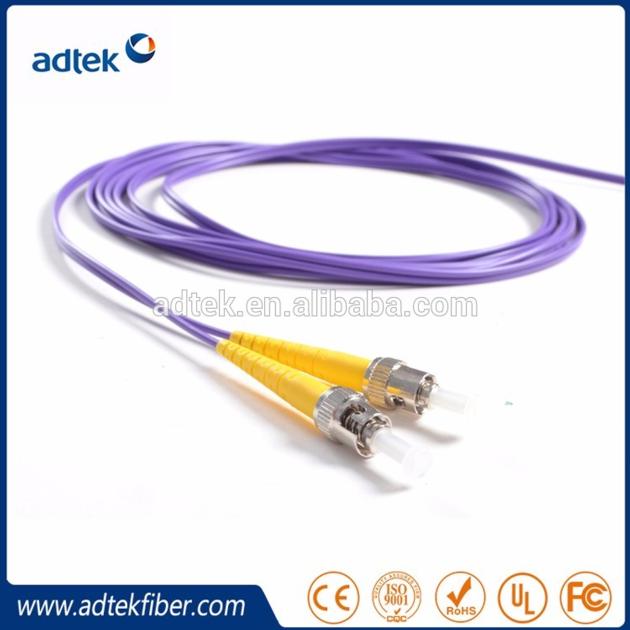 Multimode 50/125 Duplex SC/ST OM3, OM4 OFNP Jacket Fiber Optic Jumper