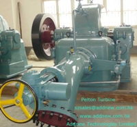Water turbine-generator set-Pelton Hydro Turbine