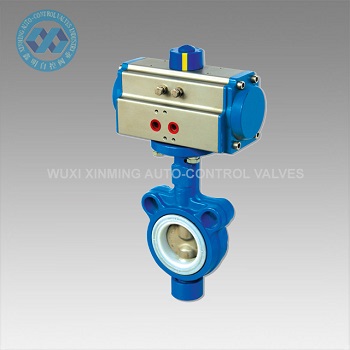 Soft Sealed Butterfly Valve with Pneumatic Actuator