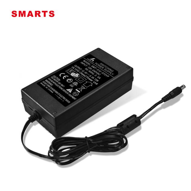 OEM plastic cctv 12v6a 12v dc power adapter for led light