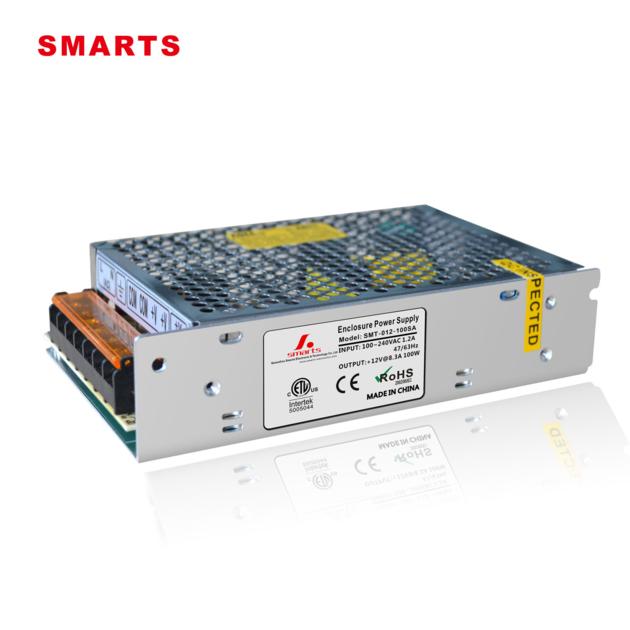 ETL CE ROHS approved constant voltage enclosed type 12v 10A 120 switching power supply